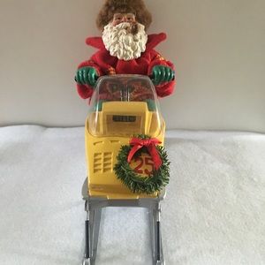 Santa on a Snowmobile